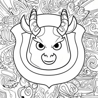 New Jersey Devils Logo Coloring Page 48564-40348