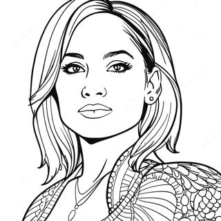 Jennifer Lopez Coloring Pages