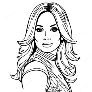 Jennifer Lopez Coloring Page 48594-40378