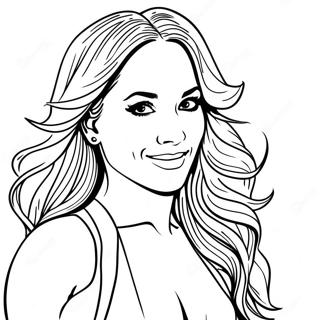 Jennifer Lopez Coloring Page 48594-40379