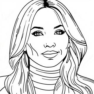 Jennifer Lopez Coloring Page 48594-40380