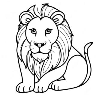 Lion Coloring Page 48604-40382