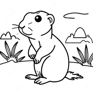 Prairie Dog Coloring Page 48614-40391