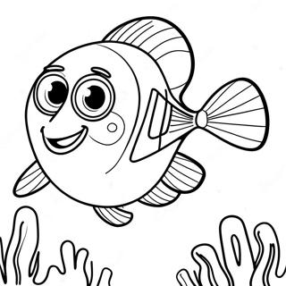 Finding Dory Coloring Page 4861-3907