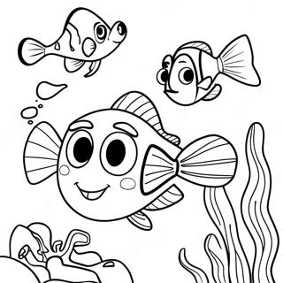 Finding Dory Coloring Page 4861-3908