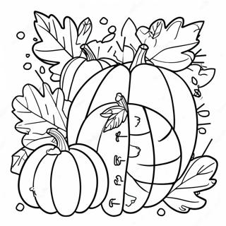 Fall Math Coloring Page 48664-40430