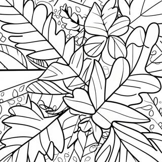 Autumn Leaves Math Coloring Page 48665-40439