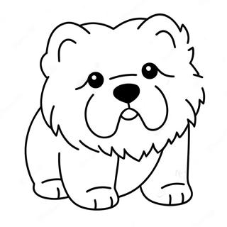 Chow Chow Coloring Pages