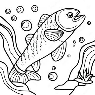 Trout Coloring Pages