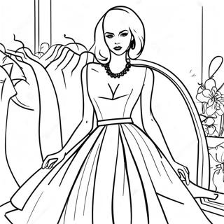 Dior Activity Coloring Page 48724-40483