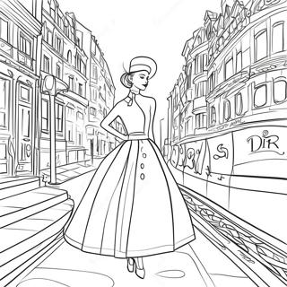 Dior Activity Coloring Page 48724-40484