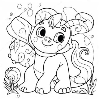 Whimsical Mythographic Creatures Coloring Page 48735-40486