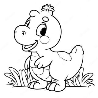 Cute Birdo With Flowers Coloring Page 48755-40506