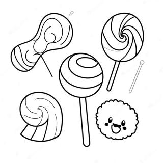 Candy Cute Food Coloring Page 48764-40511