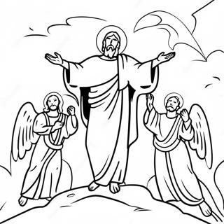 Resurrection Coloring Pages