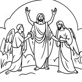 Resurrection Scene Coloring Page 48794-40530