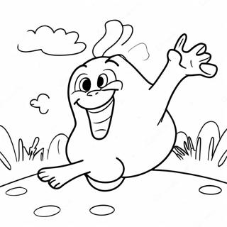 Funny Farting Animal Coloring Page 48825-40561