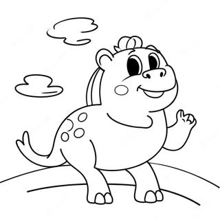 Funny Farting Animal Coloring Page 48825-40562