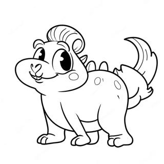 Funny Farting Animal Coloring Page 48825-40563