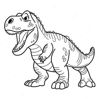 Giganotosaurus Roaring Coloring Page 48835-40570