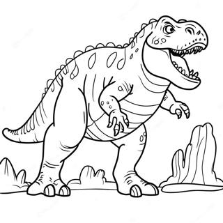 Giganotosaurus Roaring Coloring Page 48835-40571