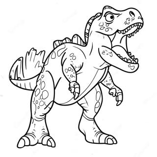 Giganotosaurus Roaring Coloring Page 48835-40572