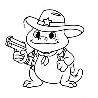 Sheriff Toadster Coloring Page 48844-40588