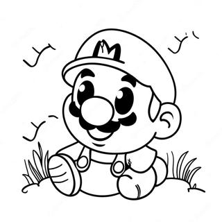 Baby Mario Coloring Pages