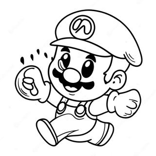 Adventurous Baby Mario Coloring Page 48885-40610