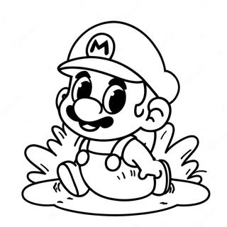 Adventurous Baby Mario Coloring Page 48885-40611