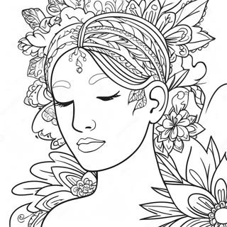 Calm Breathing Techniques Coloring Page 48905-40621