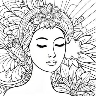 Calm Breathing Techniques Coloring Page 48905-40624