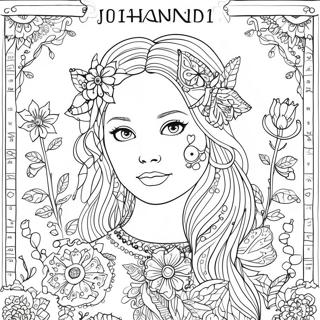 Johanna Basford 2017 Calendar Coloring Page 48914-40627