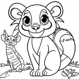 Madagascar Coloring Pages