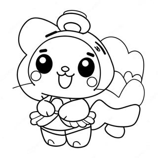 Sanrio Anime Coloring Pages