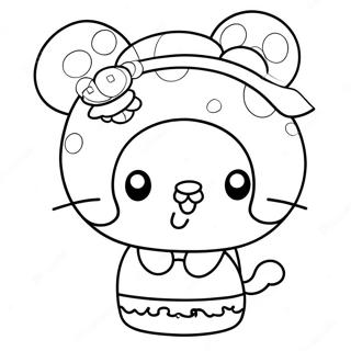 Sanrio Anime Coloring Page 48954-40663