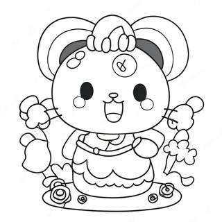 Sanrio Anime Coloring Page 48954-40664