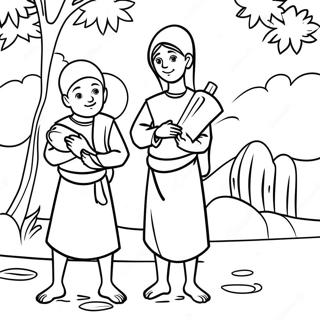 Parable Of The Two Sons Coloring Pages