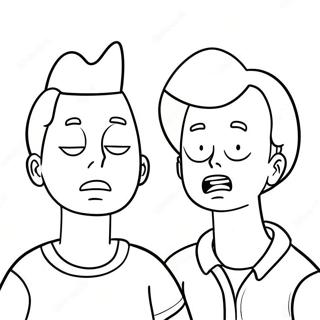 Beavis And Butthead Coloring Page 48994-40690