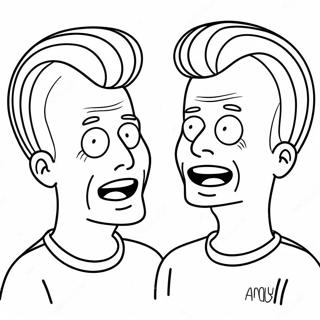 Beavis And Butthead Coloring Page 48994-40692