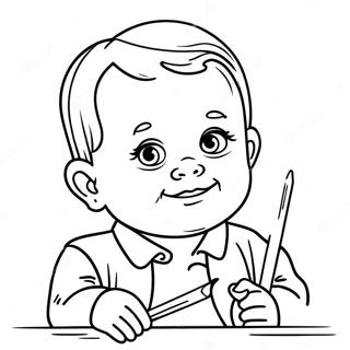 Baby John Coloring Pages