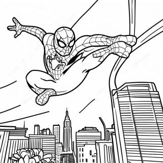 Spider Man Far From Home Coloring Page 49044-40734