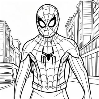 Spider Man Far From Home Coloring Page 49044-40736