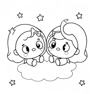 Little Twin Stars Coloring Page 49094-40784