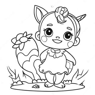 Kiki And Lala Dreamy Coloring Page 49095-40790