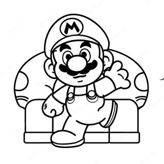 Mario Among Us Coloring Page 49104-40778