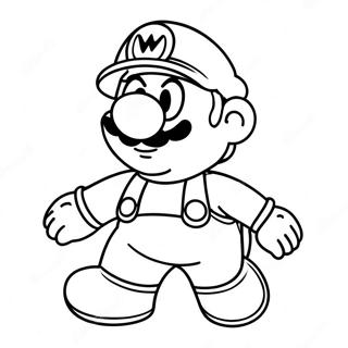 Mario Among Us Coloring Page 49104-40779