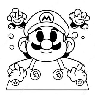 Mario Among Us Coloring Page 49104-40780