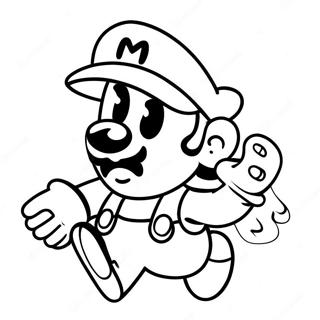 Imposter Mario Among Us Coloring Page 49105-40787