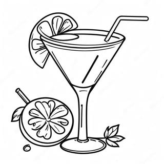 Cocktail Coloring Page 49114-40774